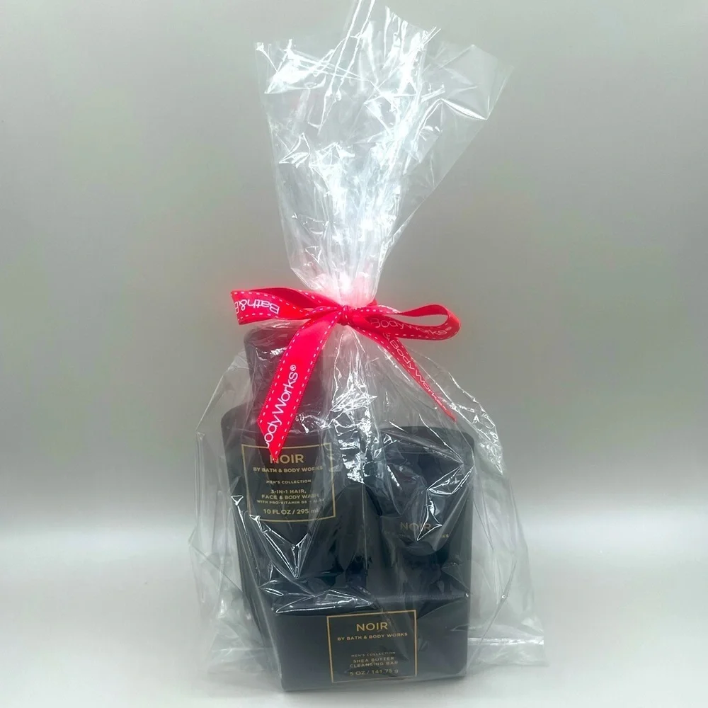 Bath & Body Works NOIR Men’s Collection Set Of 3~ Body Wash, Deodorant, Soap Bar - Picture 6 of 6